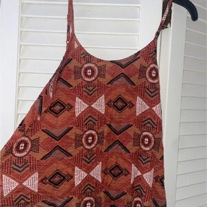 Geometric Patterned Women's Blouse